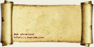 Joakim Jačovac vizit kartica